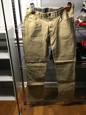 Iron Co. Khaki Cargo Pants for Men